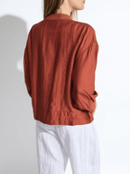 Chaqueta Bomber, color Terracota