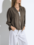 Chaqueta Bomber, color Verde