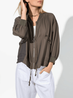 Chaqueta Bomber, color Verde