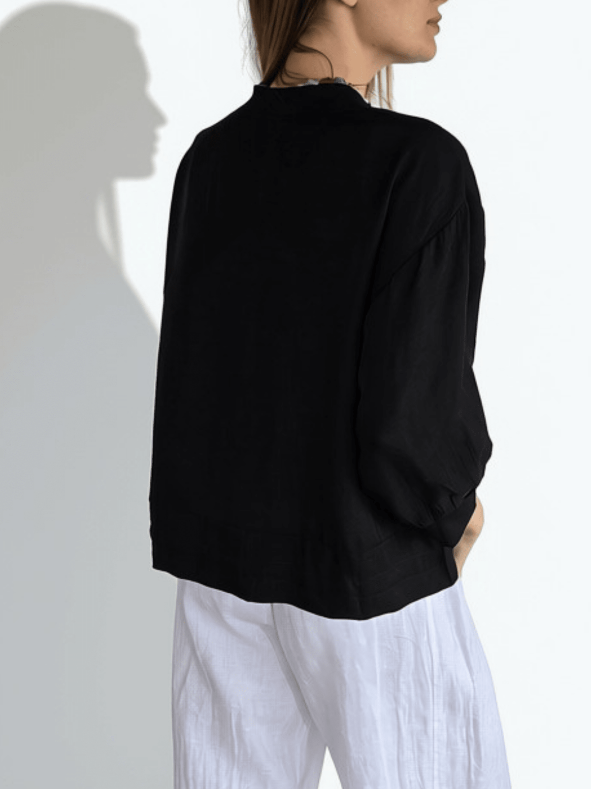 Chaqueta Bomber, color Negro