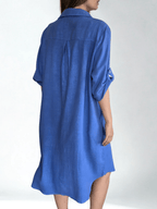 Vestido Con Cuello, color Jacinto