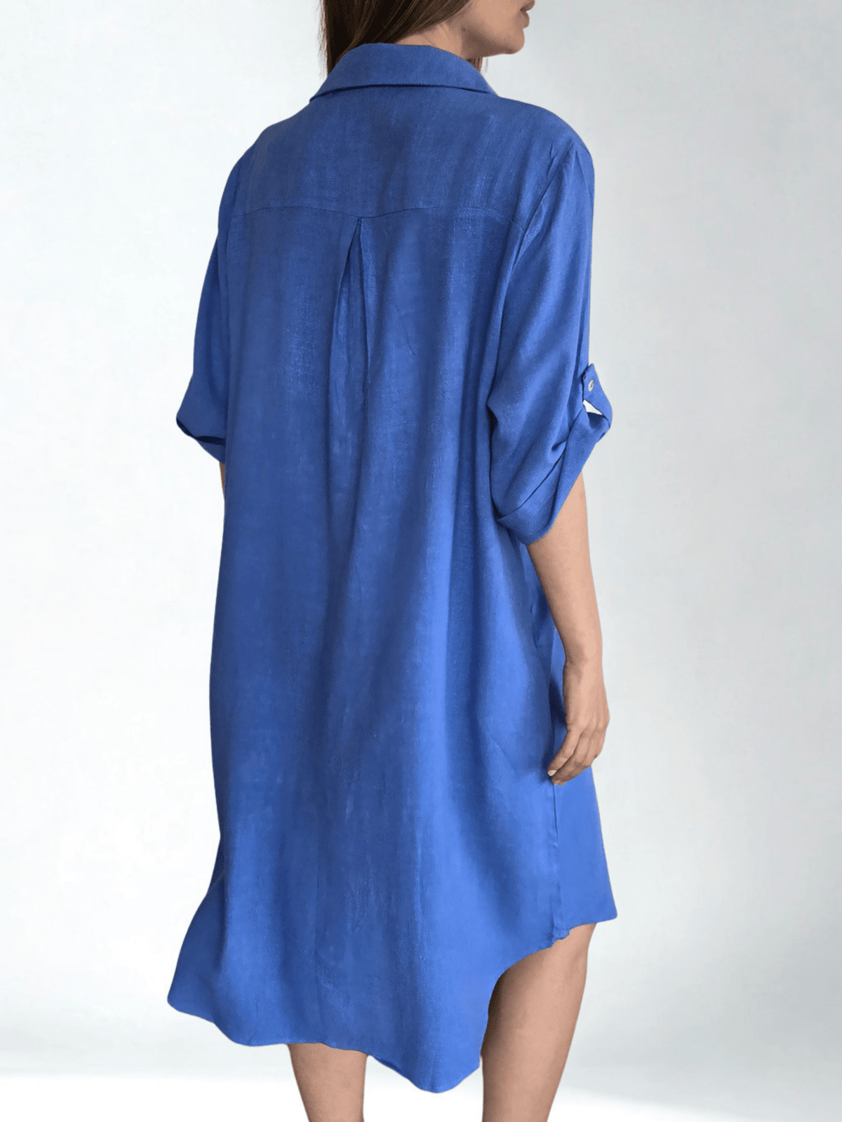Vestido Con Cuello, color Jacinto