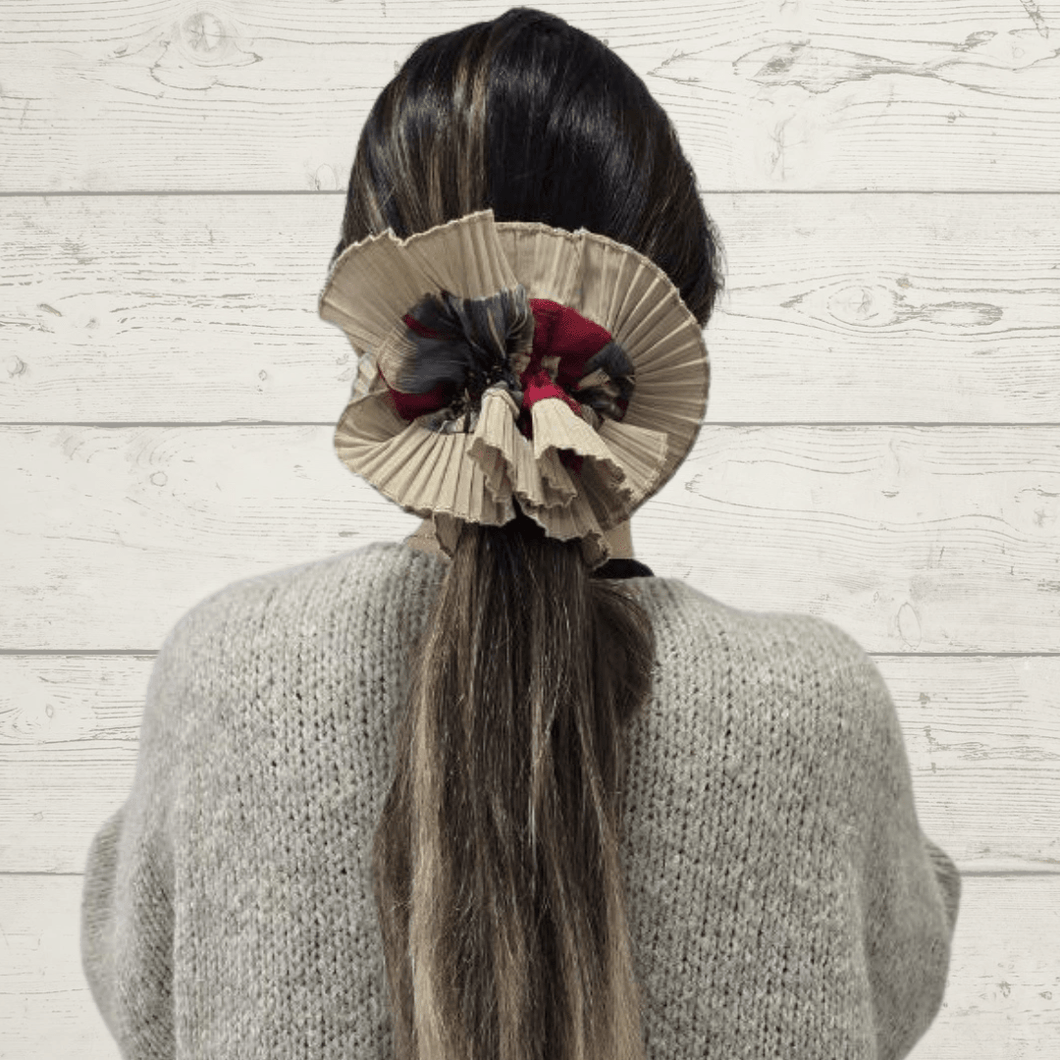 Collet doble, Orilla beige