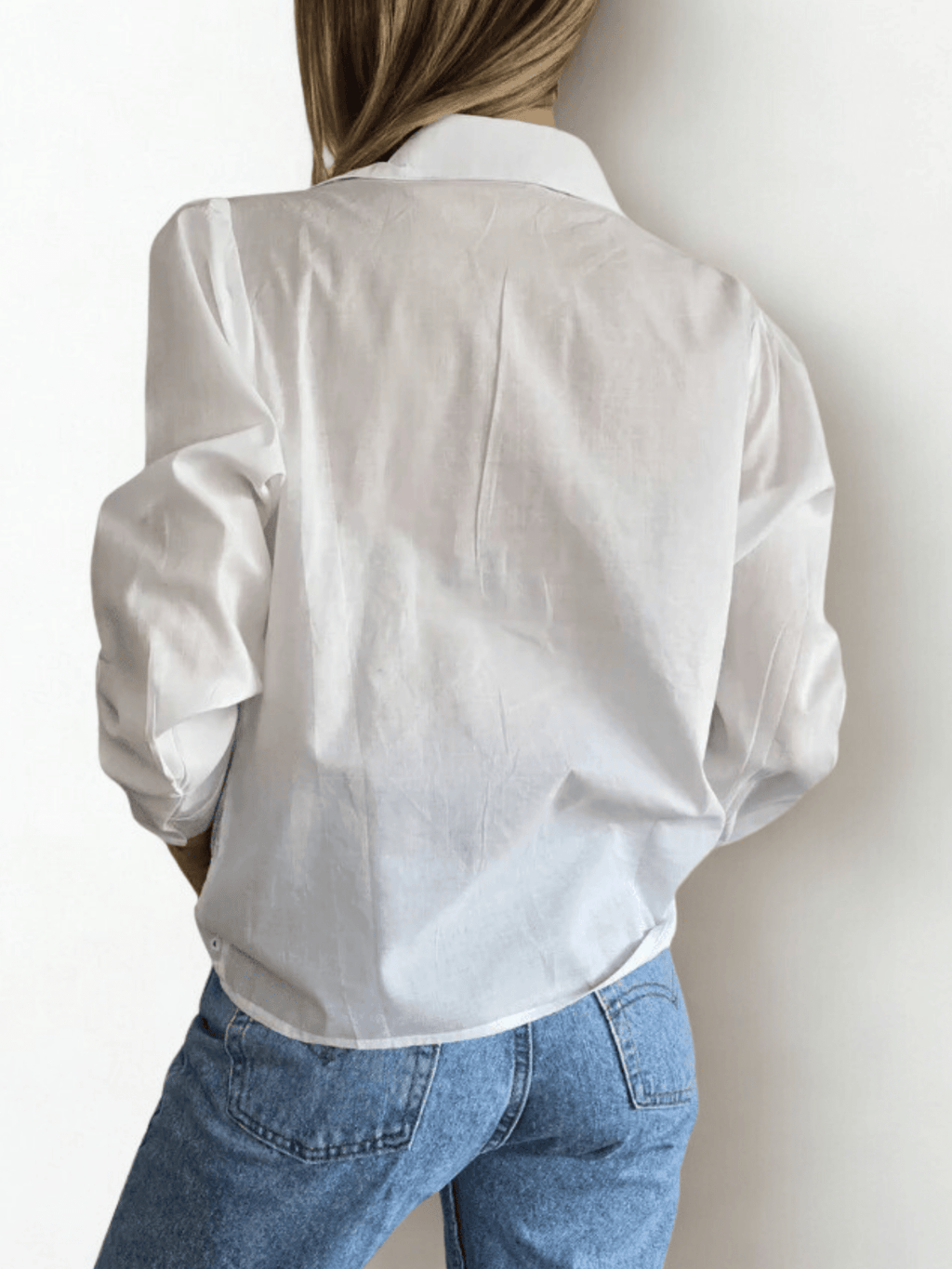 Blusa Bordada, color Blanco