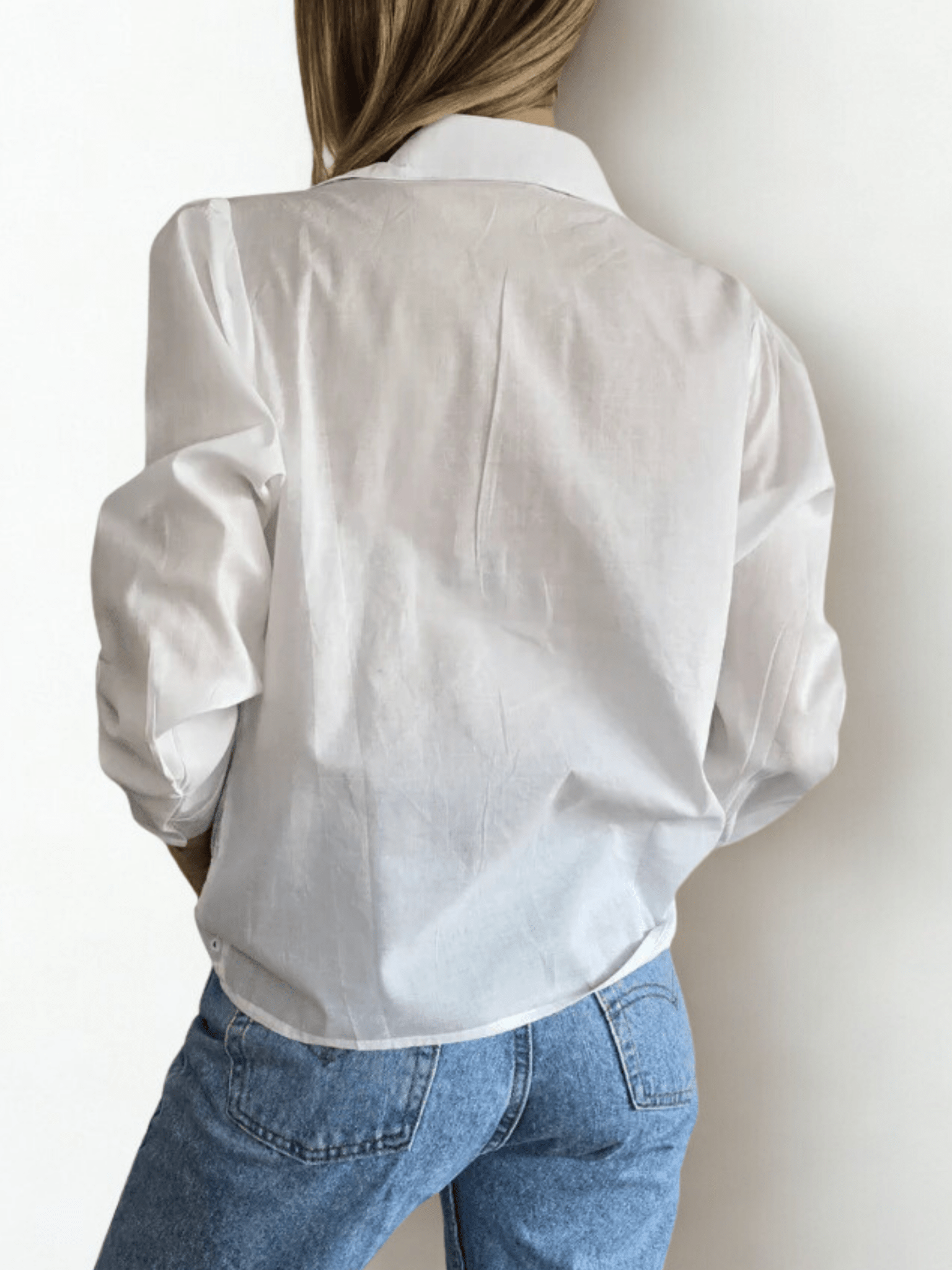 Blusa Bordada, color Blanco