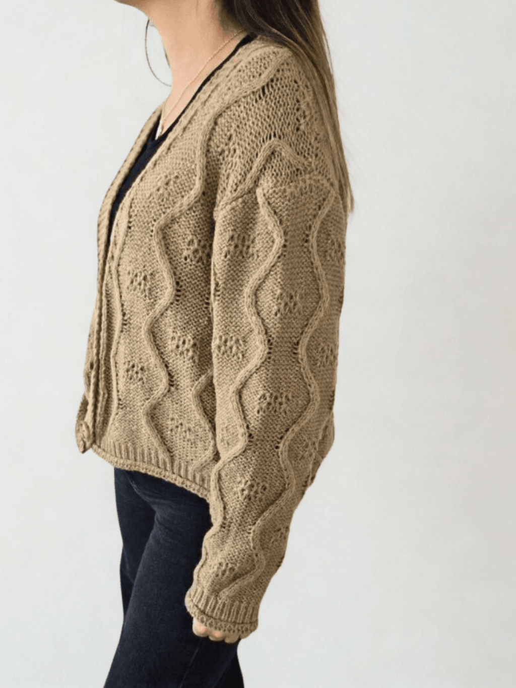Chaleco Rombos, color Camel
