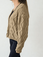 Chaleco Rombos, color Camel