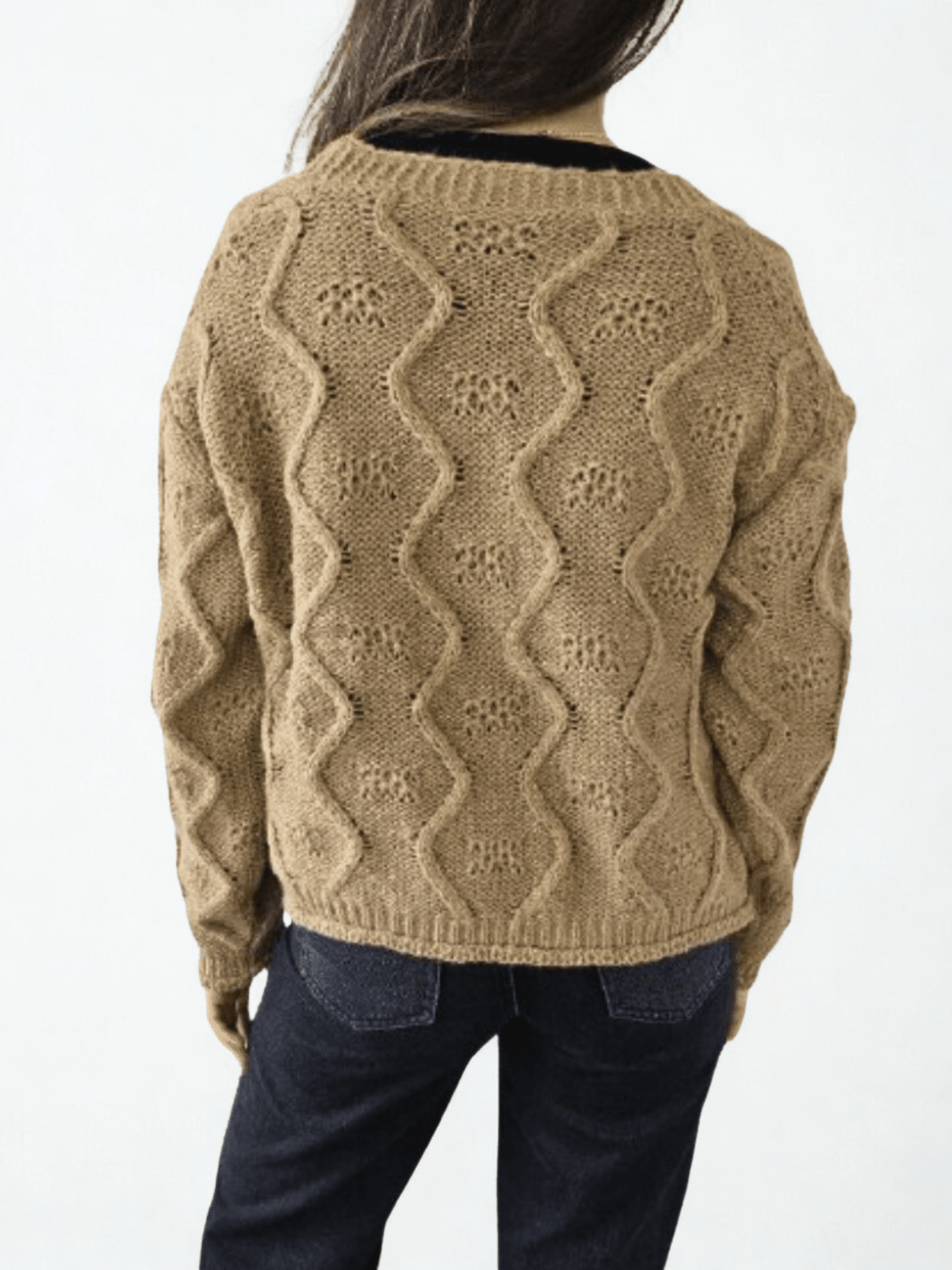Chaleco Rombos, color Camel
