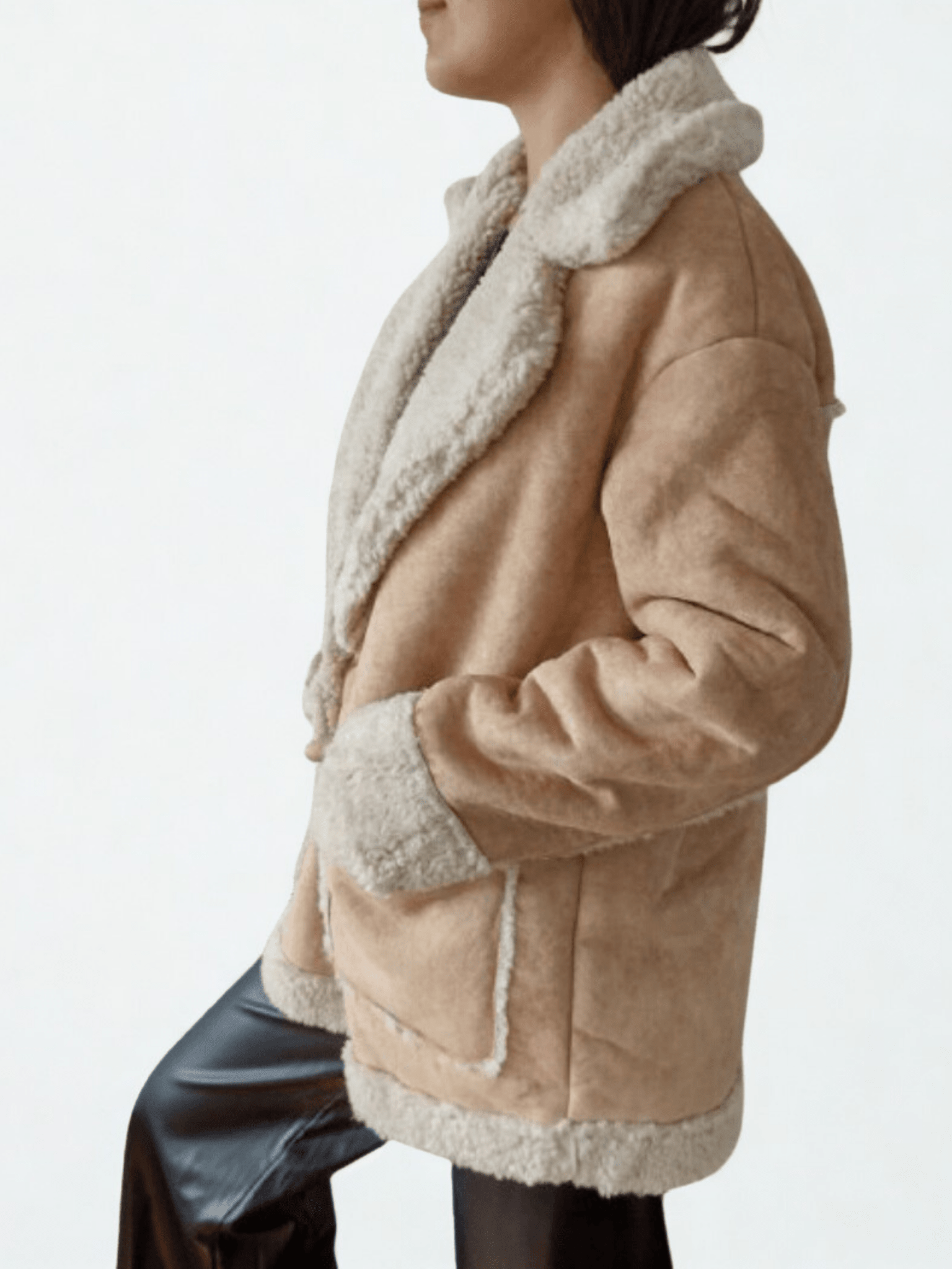 Chaqueta Italiana, con chiporro Beige