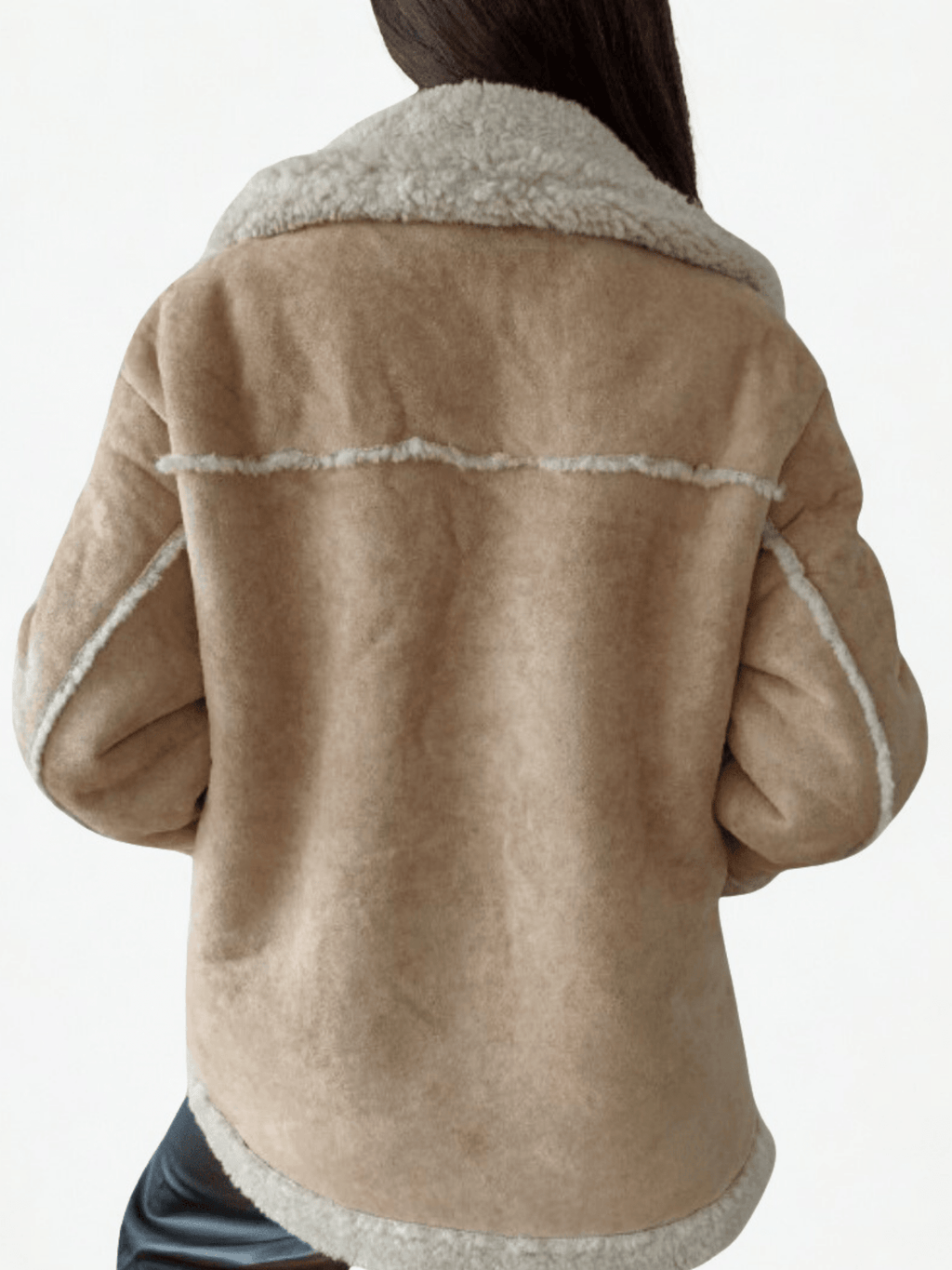 Chaqueta Italiana, con chiporro Beige