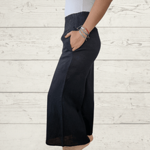 Cargar imagen en el visor de la galería, Pantalón palazzo color negro
