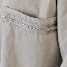 Cargar imagen en el visor de la galería, Chaqueta Italiana Stras, color Taupe
