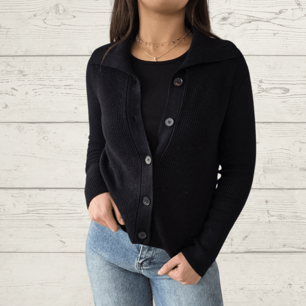 Chaleco Cuello, color Negro