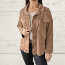 Cargar imagen en el visor de la galería, Chaqueta Italiana sobrecamisa, color Camel

