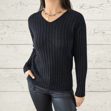 Cargar imagen en el visor de la galería, Sweater Canutón, color Negro
