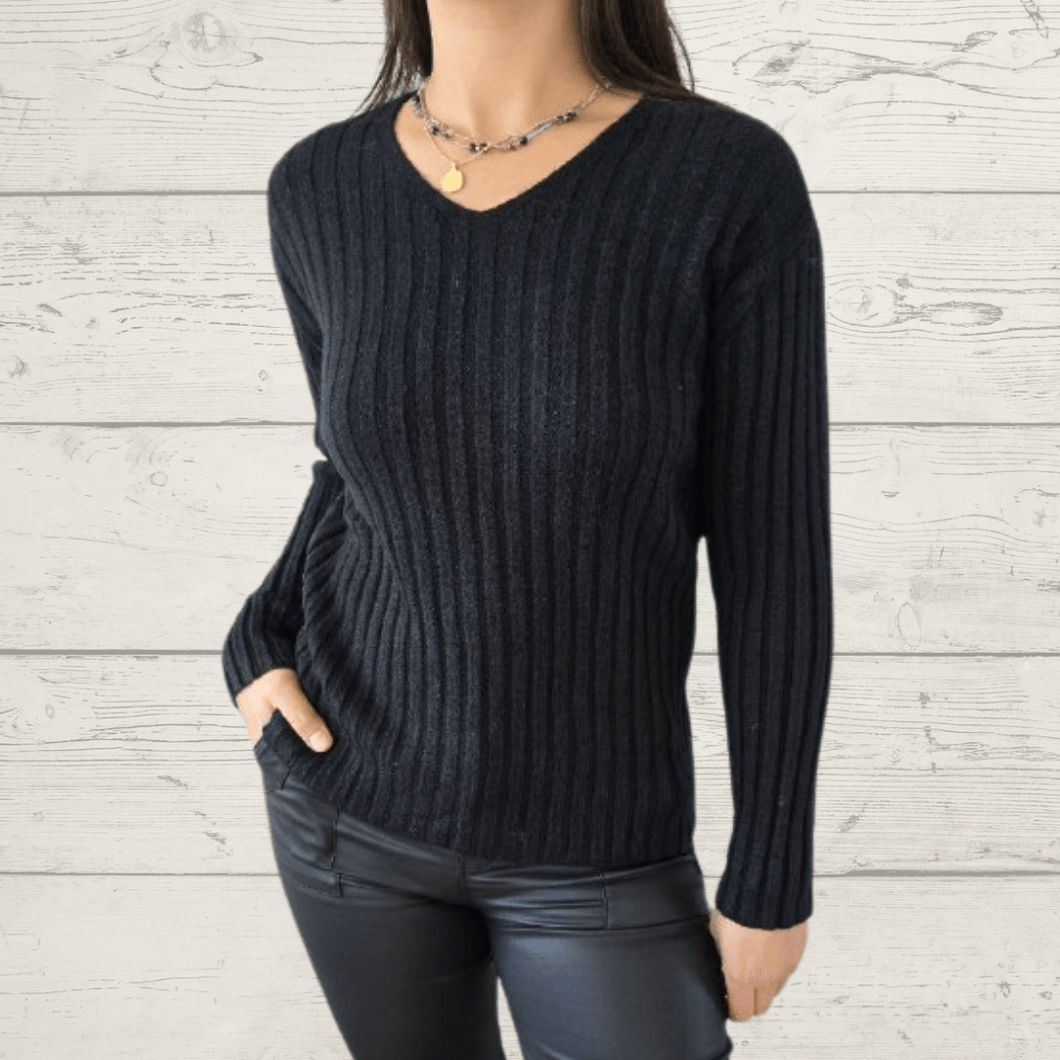 Sweater Canutón, color Negro