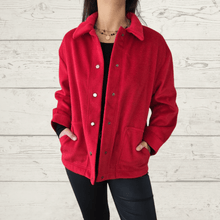 Cargar imagen en el visor de la galería, Chaqueta de Paño, color Rojo
