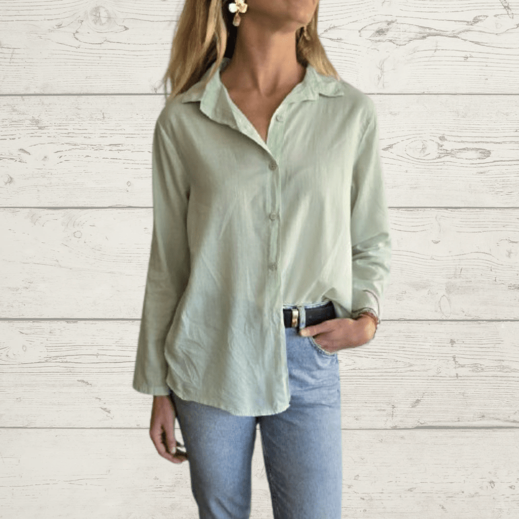 Blusa Italiana, color Verde