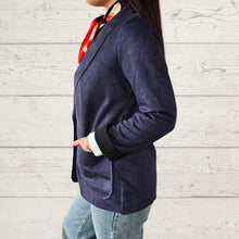 Cargar imagen en el visor de la galería, Chaqueta Blazer Italiana, color Azul Marino
