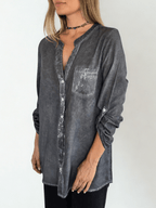 Blusa Teñida, color Gris
