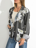 Chaqueta Estampada, fondo Gris