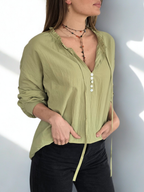 Blusa con Tiritas, color Pistacho