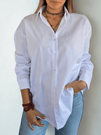 Blusa básica, color Blanco