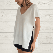 Cargar imagen en el visor de la galería, Sweater Italiano Adelfia, color Blanco
