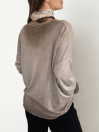 Sweater Italiano Delgado, color Taupe