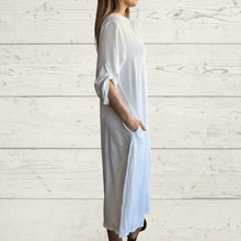Cargar imagen en el visor de la galería, Vestido abotonado, color Blanco
