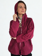 Chaqueta Italiana Bordada, color Guinda