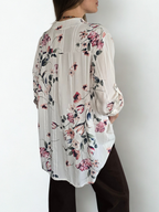 Blusa Italiana Estampada, fondo Blanco