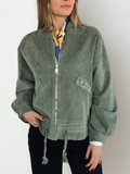 Chaqueta Italiana Bomber, color Verde