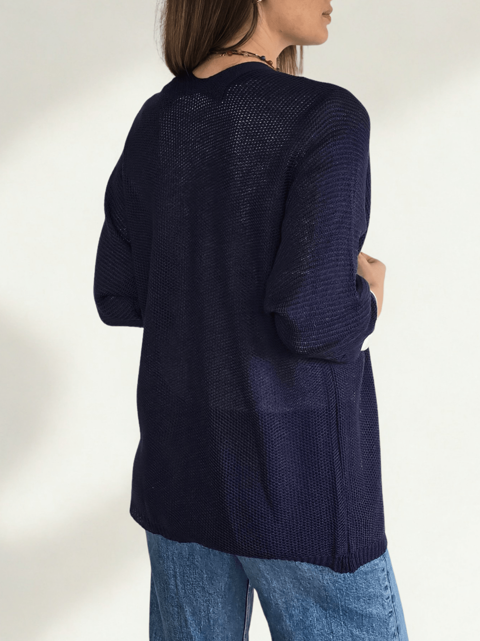 Chaleco Italiano, color Azul Marino