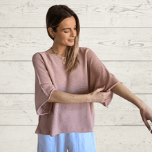 Cargar imagen en el visor de la galería, Sweater Italiano básico, color Rosado
