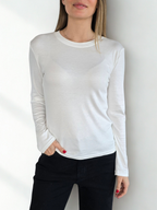 Polera Básica, color Blanco