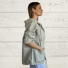Cargar imagen en el visor de la galería, Chaqueta Italiana Bordada, color Beige
