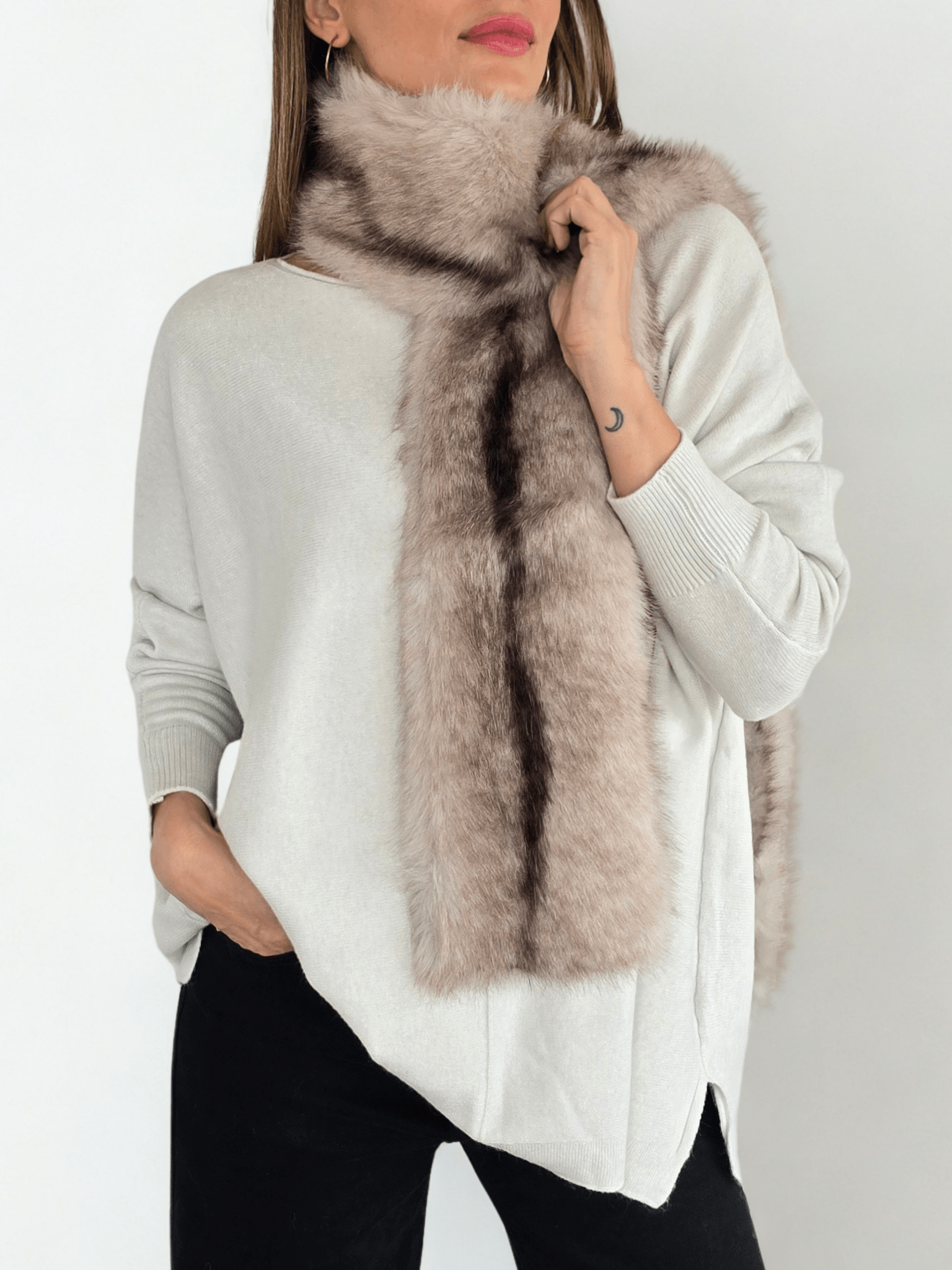 Bufanda Piel, color Beige