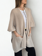 Chaleco Roana dos Bolsillos, color Beige
