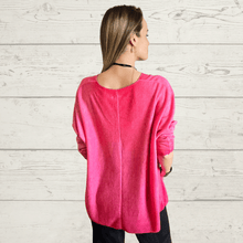 Cargar imagen en el visor de la galería, Sweater Italiano delgado, color Coral
