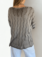 Sweater Italiano teñido, color Taupe