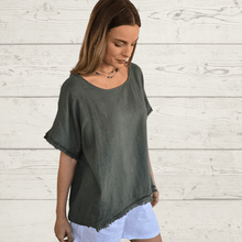 Cargar imagen en el visor de la galería, Blusa Italiana Bolonia, color Verde
