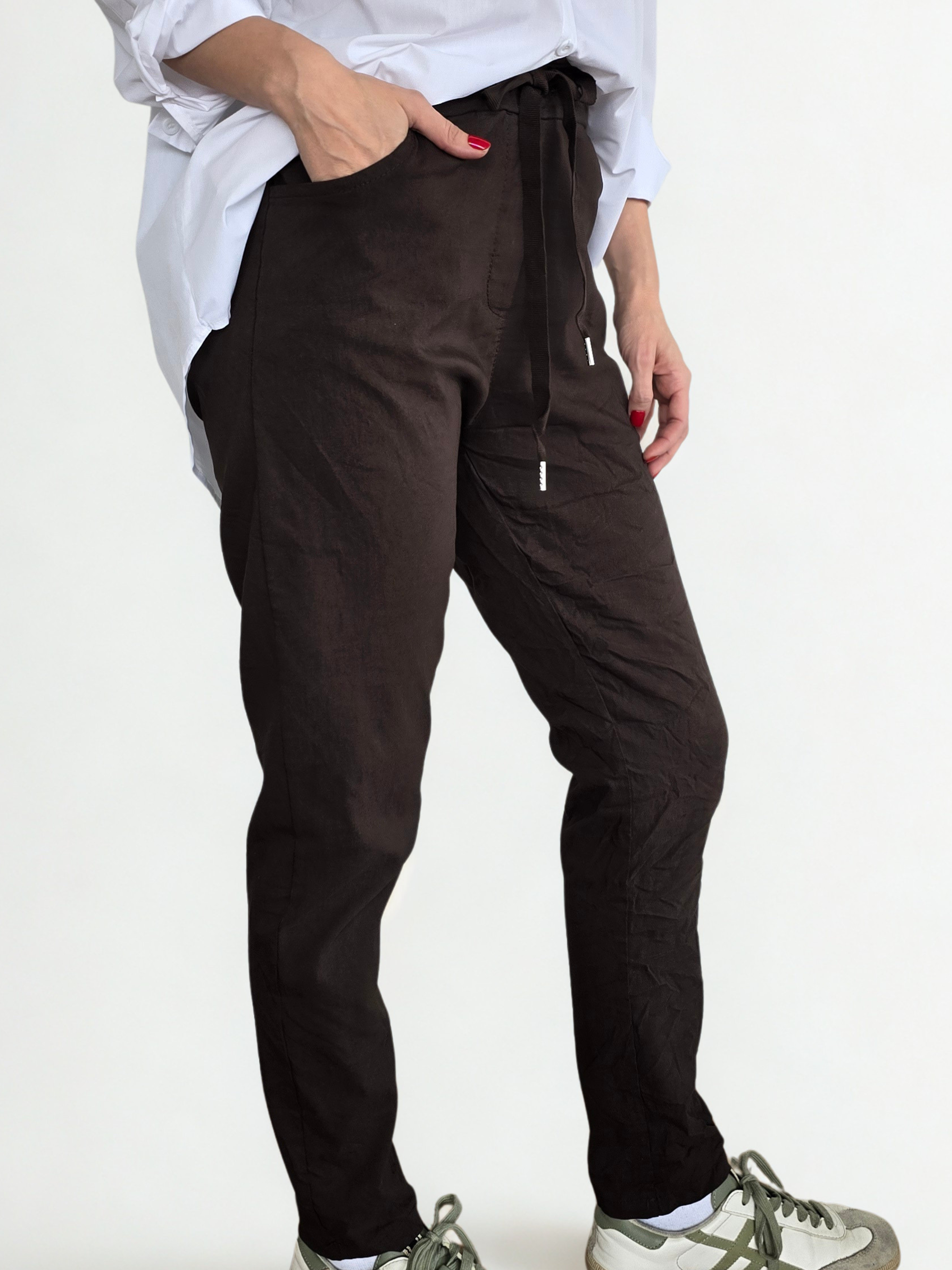 Pantalón Jogger Italiano, color Café