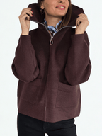 Chaqueta Dos Bolsillos, color Chocolate