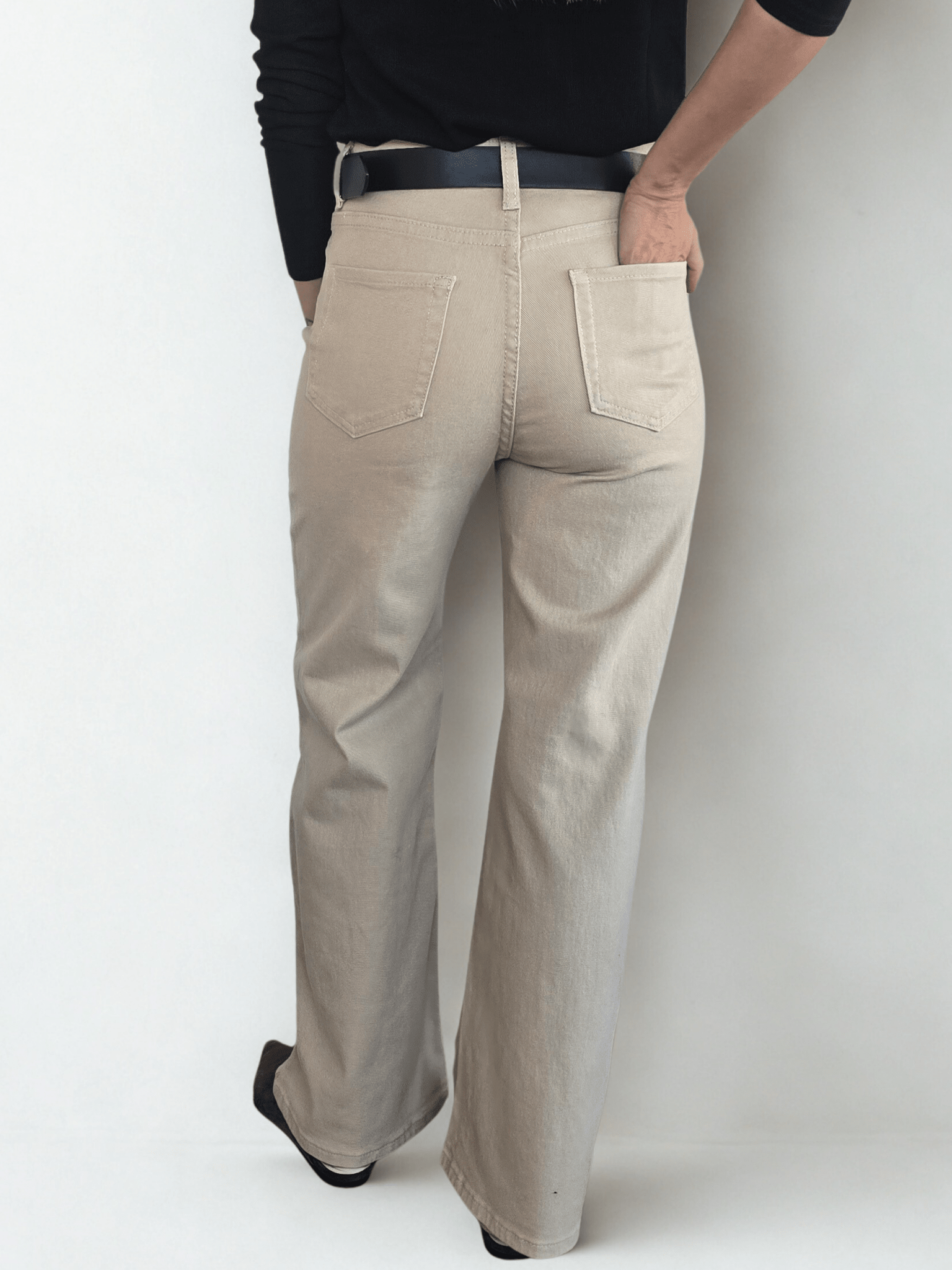 Pantalón de Gabardina, color Beige