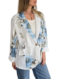 Chaqueta Estampada, fondo Blanco