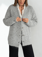 Chaleco Grueso, color Gris