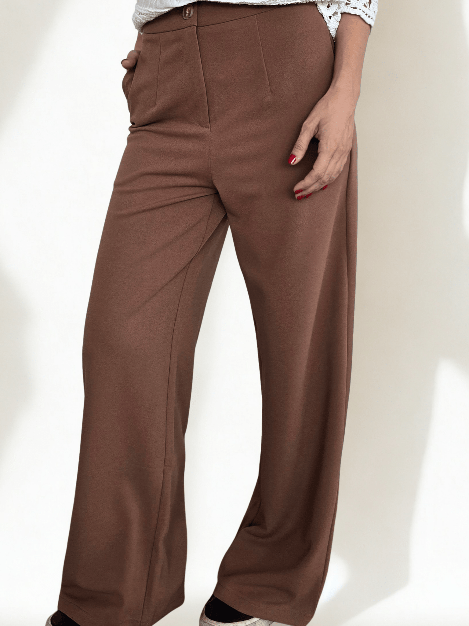 Pantalón Sastrero, color Café