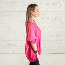 Cargar imagen en el visor de la galería, Sweater Italiano delgado, color Coral

