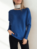 Sweater Murciélago, color Azul